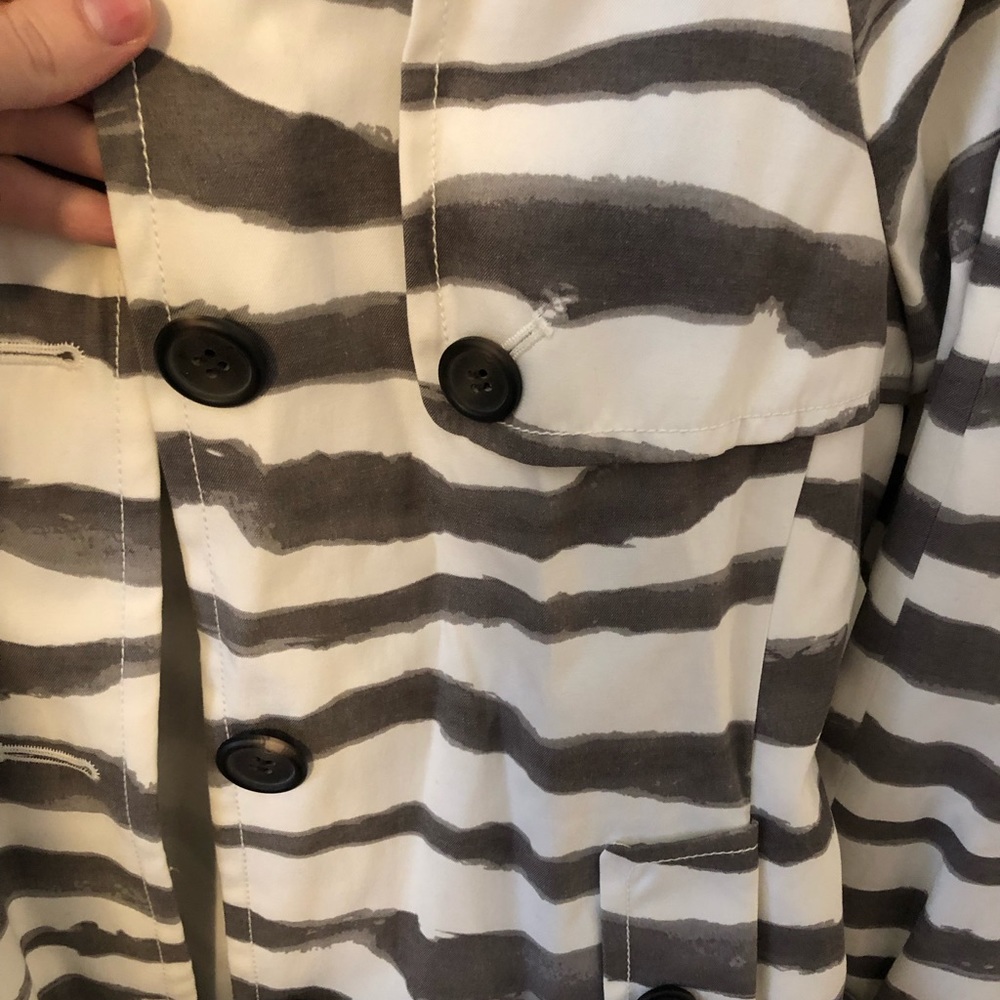 J. Crew Striped Spring Jacket - Picture 3 of 6